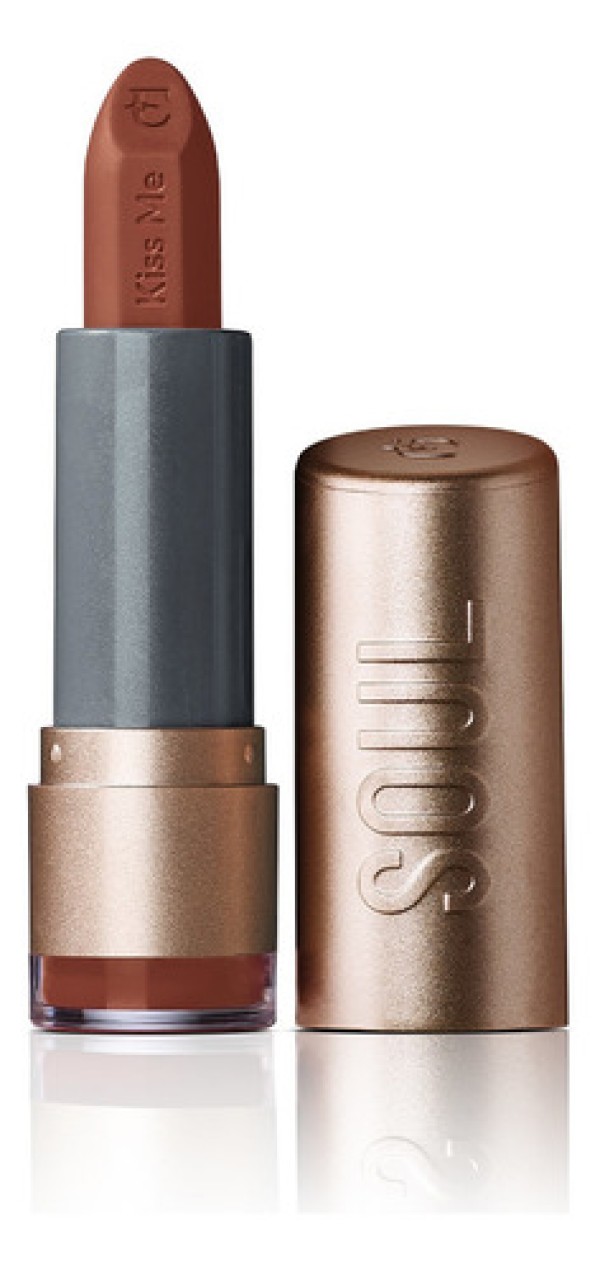 Eudora SOUL Kiss Me Batom Mate Marrom Tendência 3,7g