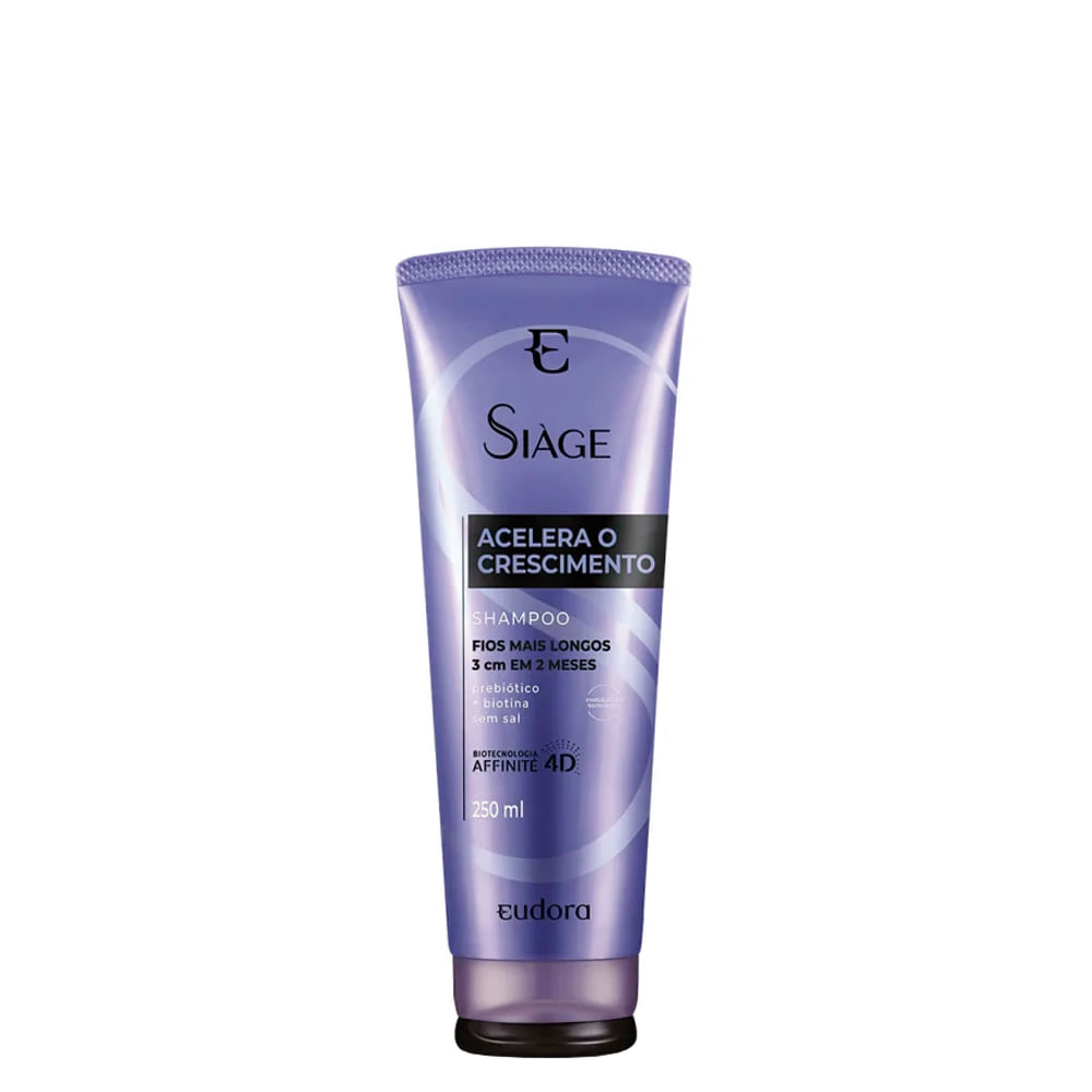 Shampoo Eudora Siàge Acelera O Crescimento 250Ml