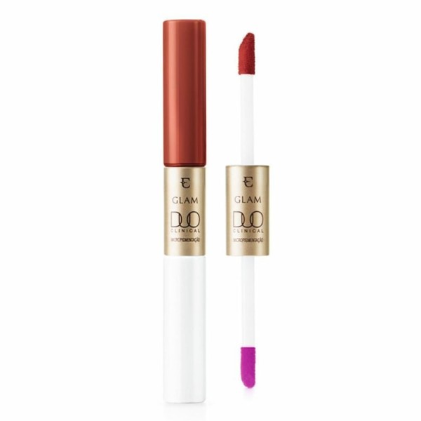 Batom Líquido Eudora Glam DUO Clinical Micropigmentação Canela Sublime 3,5g