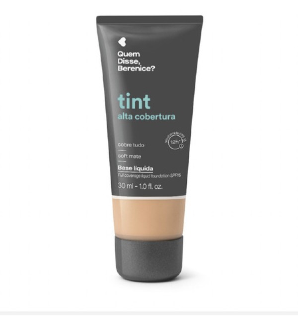 Encontraproduto.com.br - Quem Disse Berenice Base Tint Alta Cobertura Cor 180Q 30ml