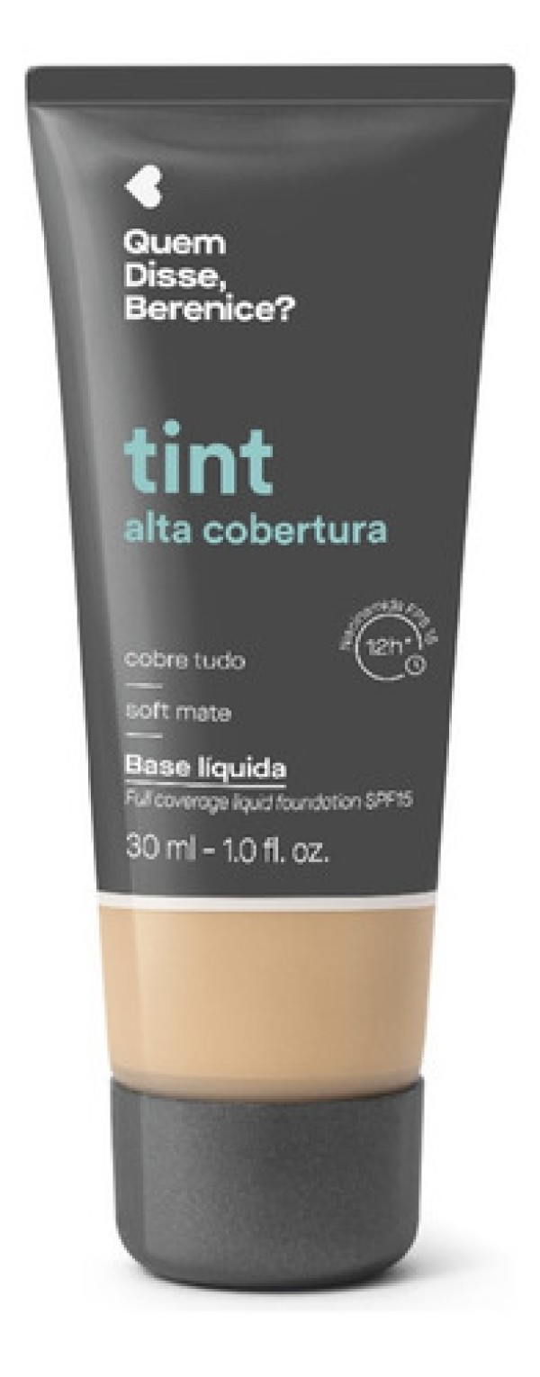 Encontraproduto.com.br - Quem Disse Berenice Base Tint Alta Cobertura Cor 200F 30ml