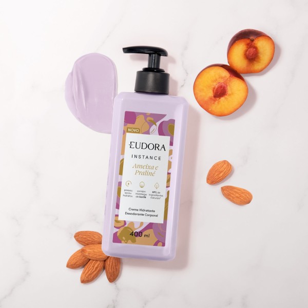 Encontraproduto.com.br - Creme Hidratante Desodorante Corporal Instance Ameixa e Praliné 400ml