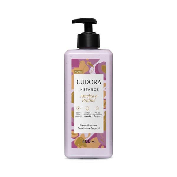 Encontraproduto.com.br - Creme Hidratante Desodorante Corporal Instance Ameixa e Praliné 400ml