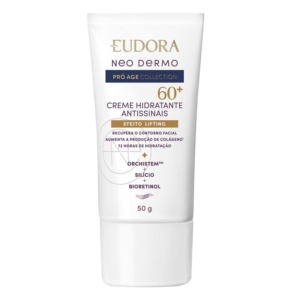 Creme Hidratante Facial Antissinais 60+ Eudora Neo Dermo - Pró Age Collection