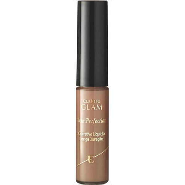 Encontraproduto.com.br - Corretivo Líquido Longa Duração Eudora Glam Perfection Bege Escuro 2