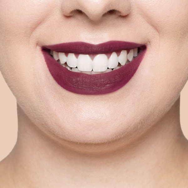 Encontraproduto.com.br - Batom Mate Alta Pigmentação Roxo Bordonito 3,8g