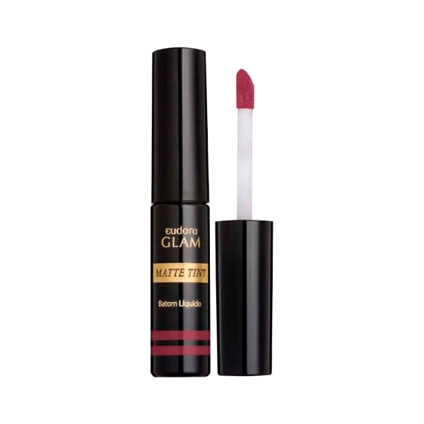 Encontraproduto.com.br - Batom Matte Tint 18 Horas Sem Retoque Eudora Acabamento Mate Cor Nude Icônico