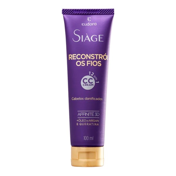 Encontraproduto.com.br - Creme Capilar Eudora Siàge Cream Recontrói os Fios 100Ml