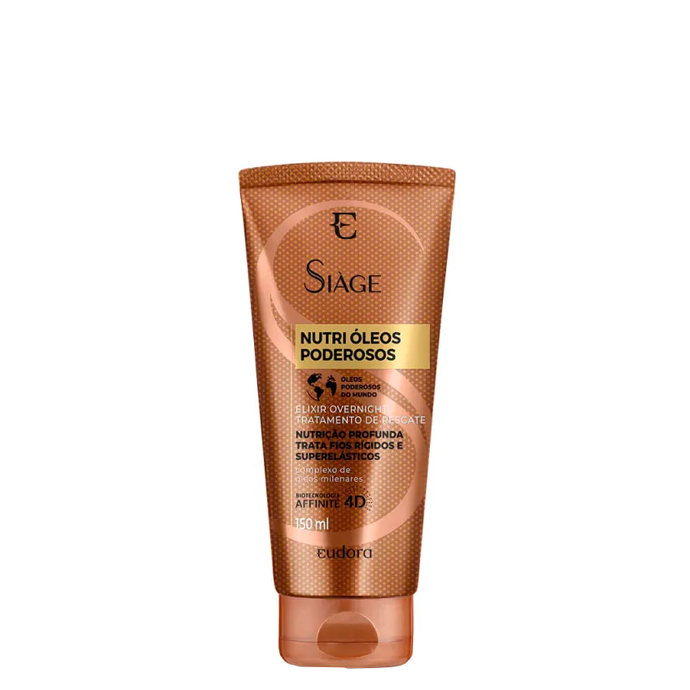 Encontraproduto.com.br - Elixir Capilar Overnight Nutri Óleos Poderosos Siàge Eudora - 150ml