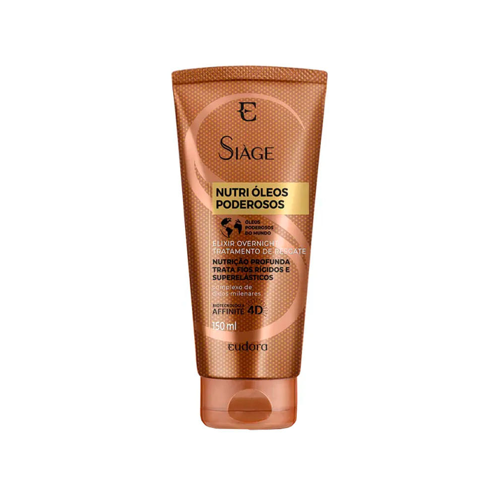 Encontraproduto.com.br - Elixir Capilar Overnight Nutri Óleos Poderosos Siàge Eudora - 150ml