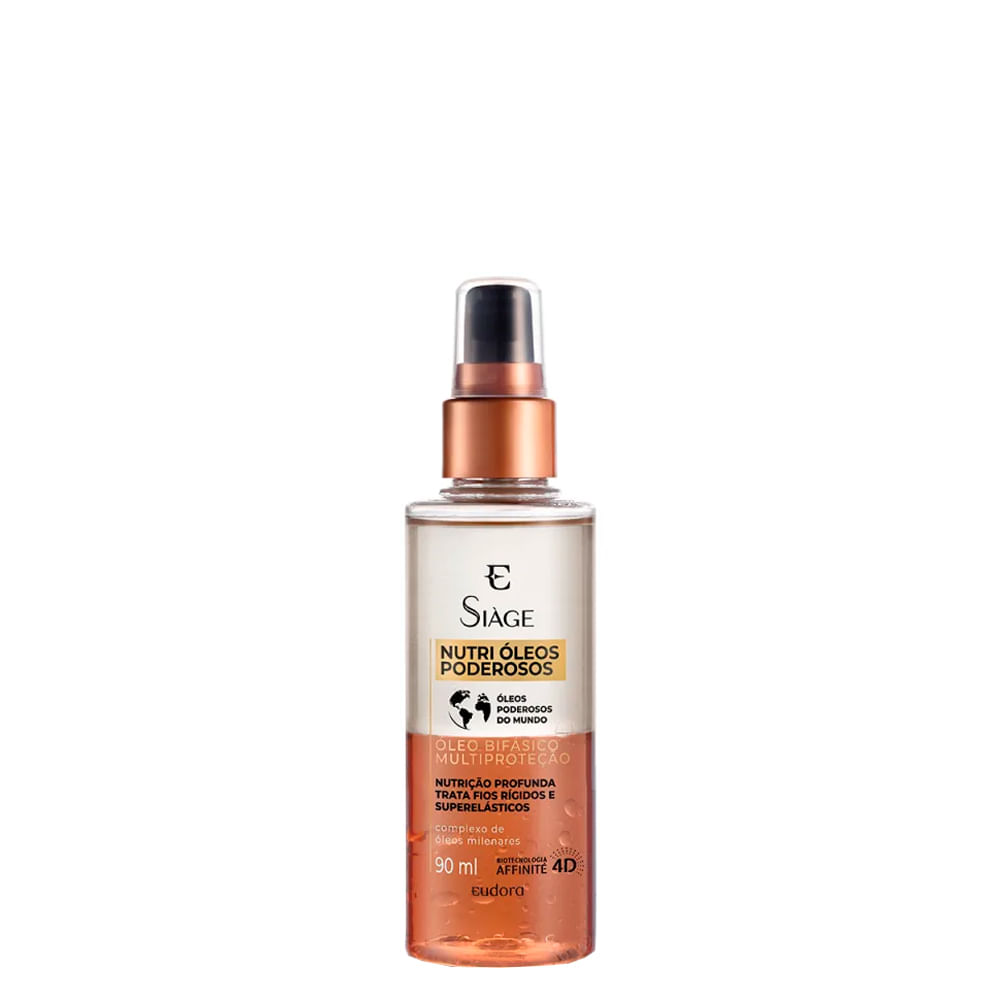 Encontraproduto.com.br - Óleo Capilar Siáge Nutri Eudora Bifásico Poderoso 90ml
