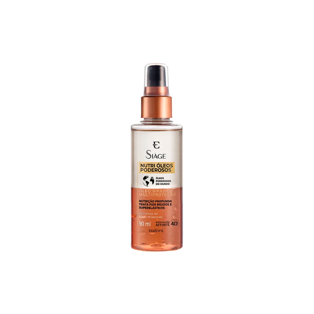 Encontraproduto.com.br - Óleo Capilar Siáge Nutri Eudora Bifásico Poderoso 90ml