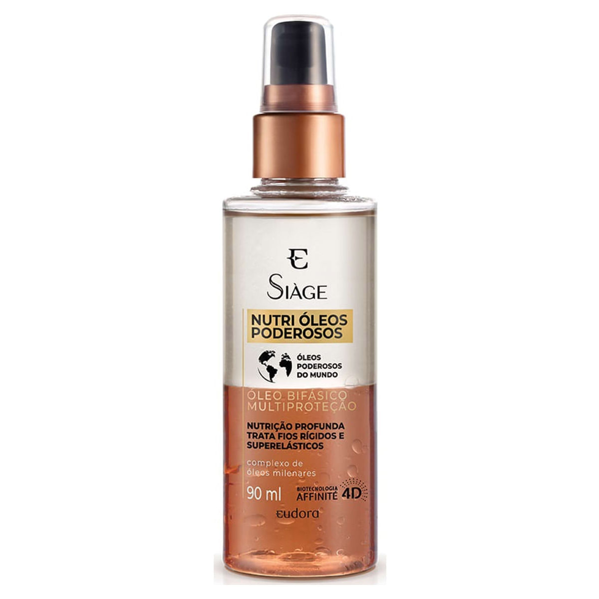 Encontraproduto.com.br - Óleo Capilar Siáge Nutri Eudora Bifásico Poderoso 90ml