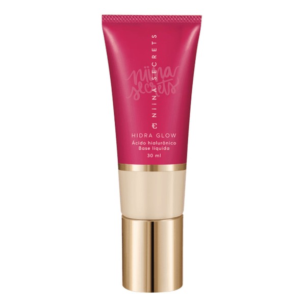 Encontraproduto.com.br - Base Liquida Hidra Glow 30ml Cor 00 - Niina Secrets