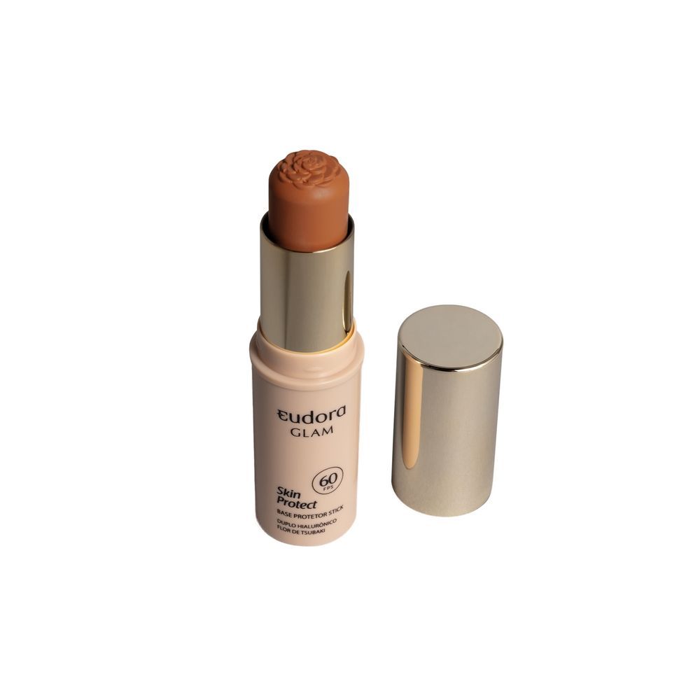 Encontraproduto.com.br - Eudora Base Protetor Stick Glam Skin Protect Cor 85 8,2g