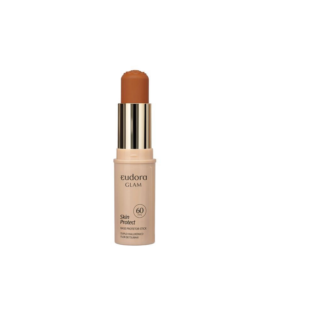 Encontraproduto.com.br - Eudora Base Protetor Stick Glam Skin Protect Cor 85 8,2g