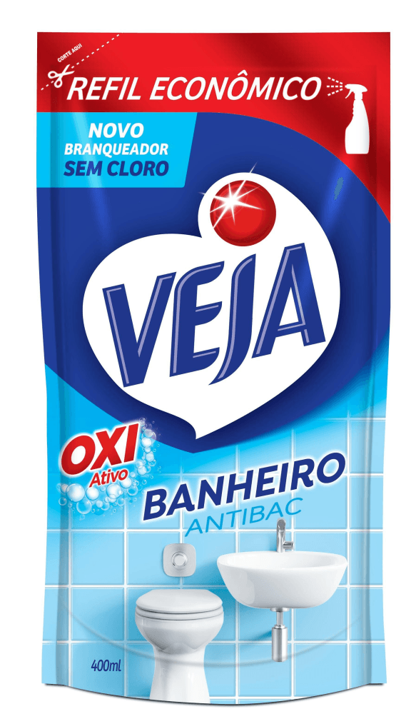 Veja Banheiro Antibac Sachet 400ml