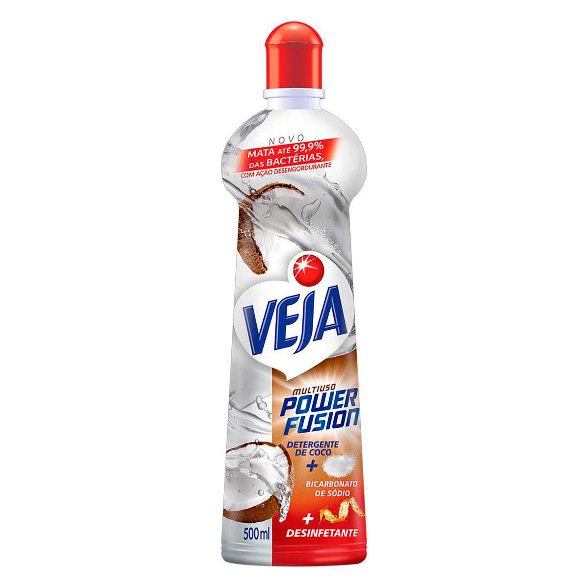 Encontraproduto.com.br - Desinfetante Multiuso Veja Power Fusion Coco 500ml