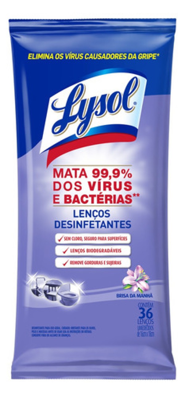 Desinfetante Lysol Brisa Manha Sh 500ML
