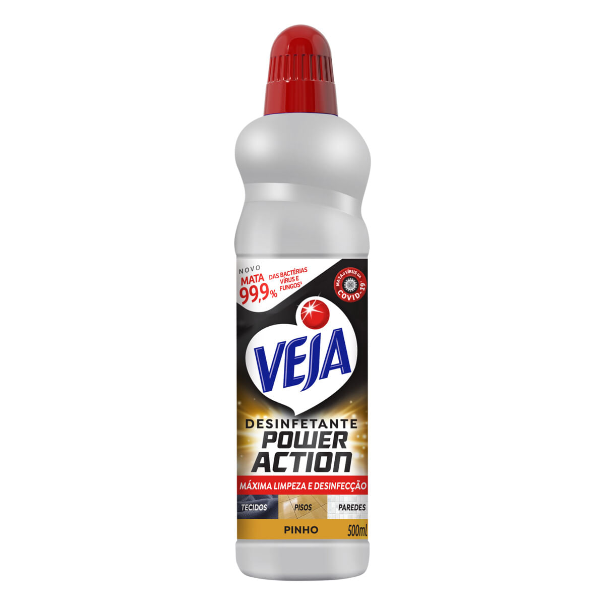 Encontraproduto.com.br - Desinfetante Multisuperficies Veja Power Action Pinho 500ml