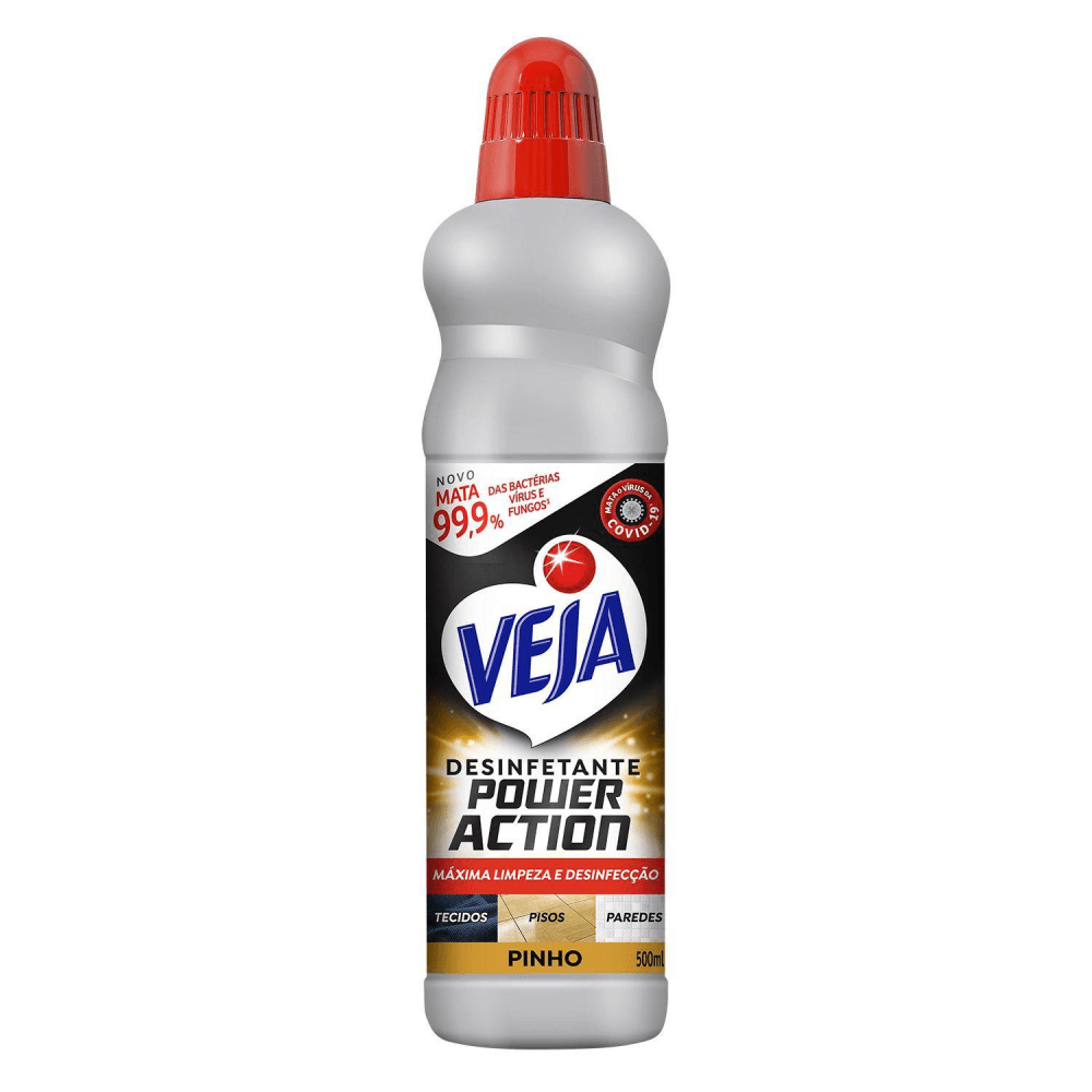 Encontraproduto.com.br - Desinfetante Multisuperficies Veja Power Action Pinho 500ml