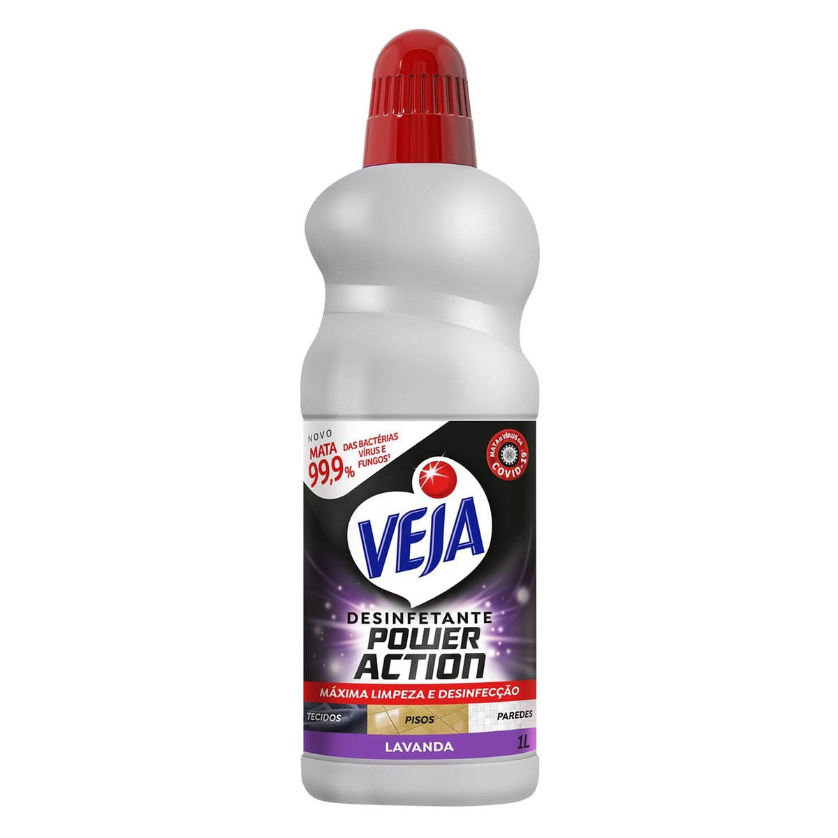 Encontraproduto.com.br - Desinfetante Veja Power Action Lavanda 1L