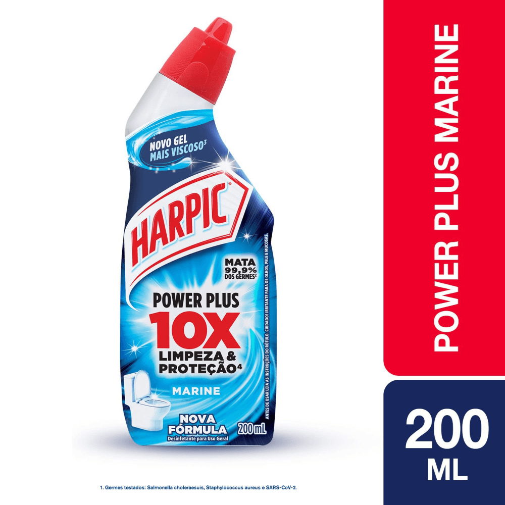 Encontraproduto.com.br - Limpador para Banheiro Harpic Power Plus 5X 200ml