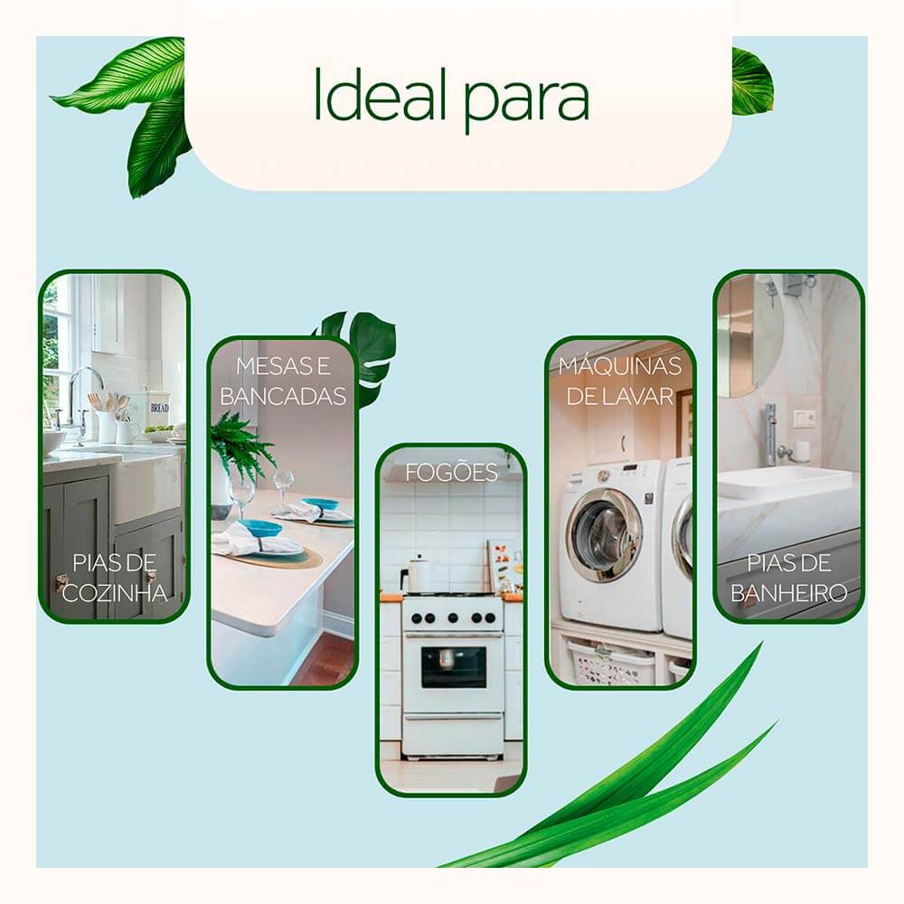 Encontraproduto.com.br - Refil Limpador Multiuso Veja Power Nature Rende 500ml Concentrado