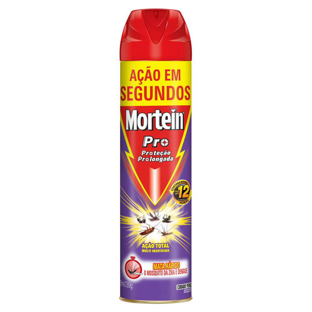 Encontraproduto.com.br - Multi Inseticida Aerossol Mortein Pro Ação Total Frasco 360ml