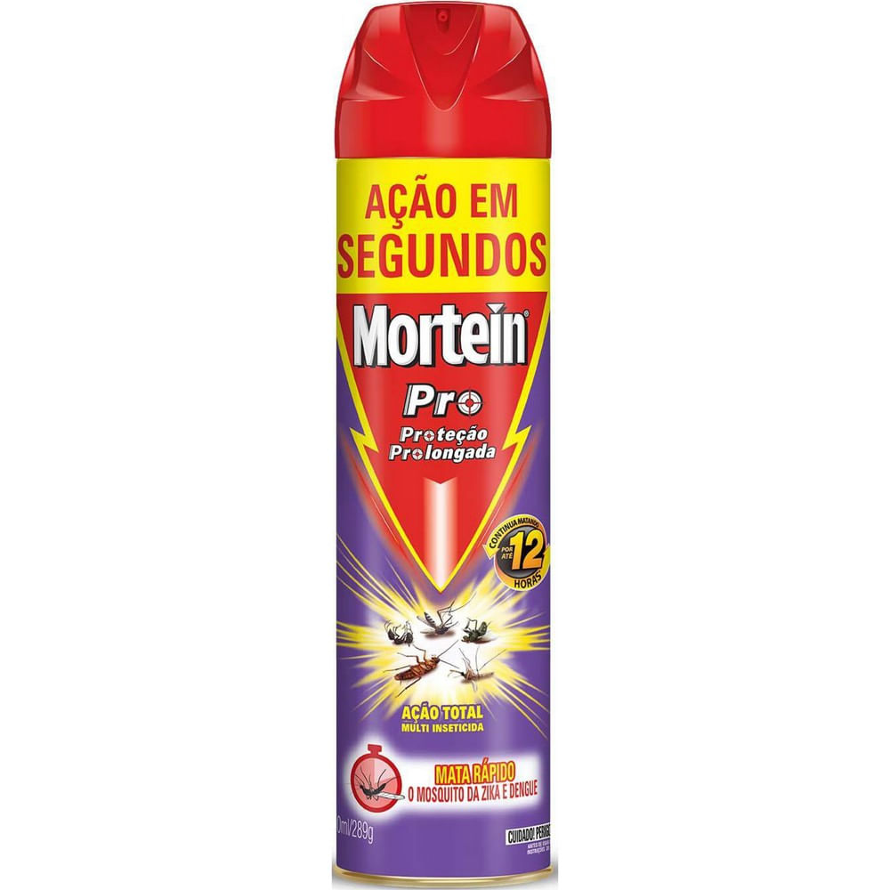 Encontraproduto.com.br - Multi Inseticida Aerossol Mortein Pro Ação Total Frasco 360ml