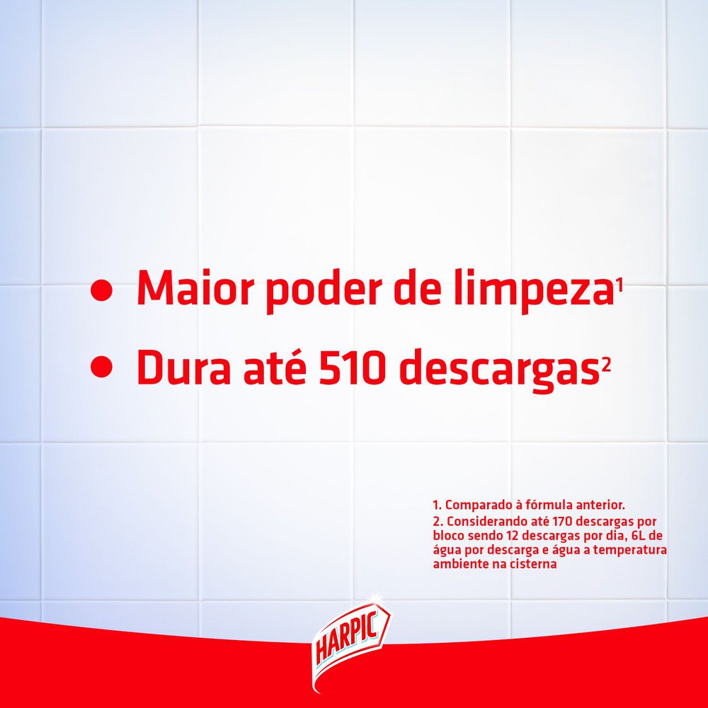 Encontraproduto.com.br - Desodorizador Bloco Sanitário Harpic Acqua Marine Blíster com 3 unidades