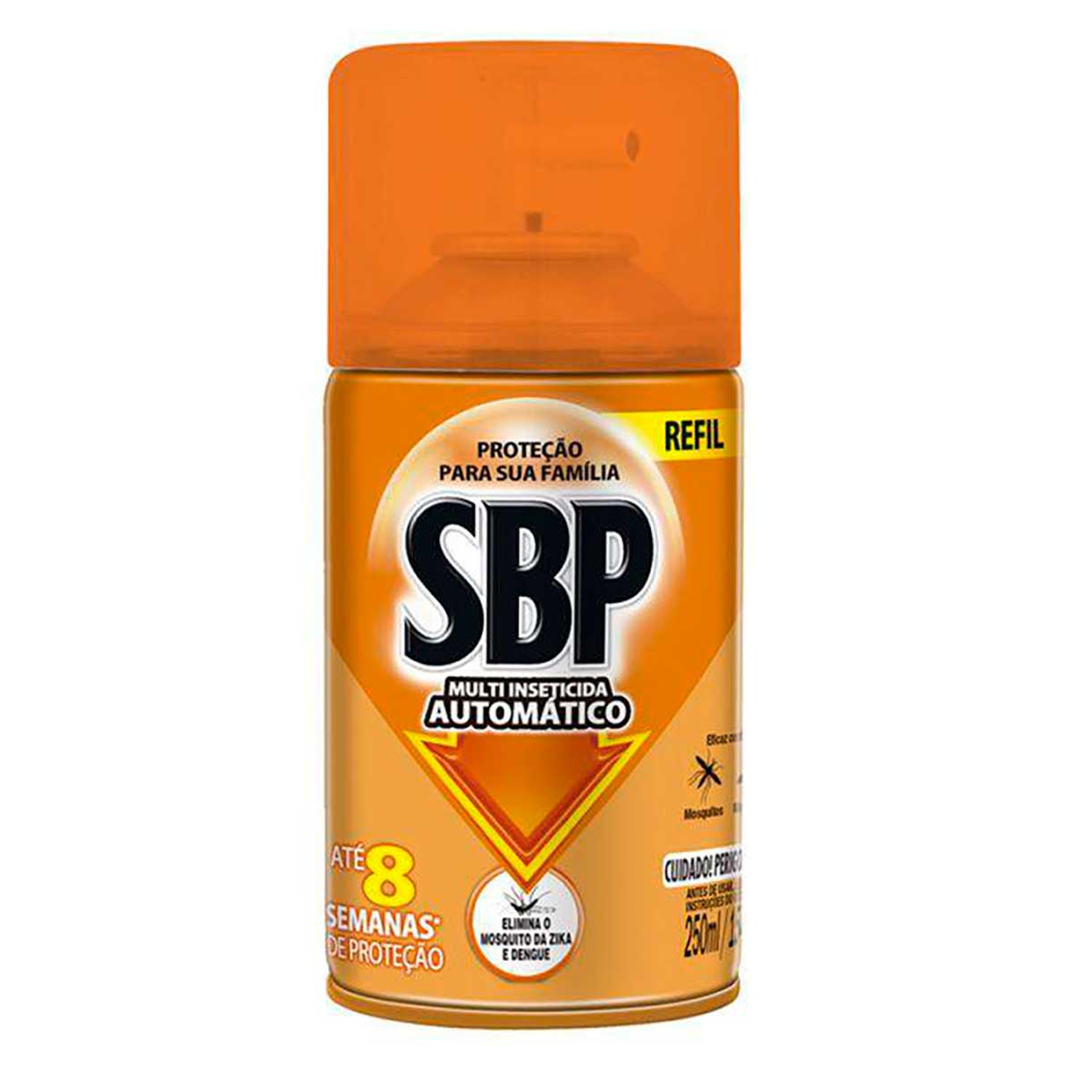 Encontraproduto.com.br - SBP Multi Inseticida Automático Refil 250ml - Duração até 8 semanas