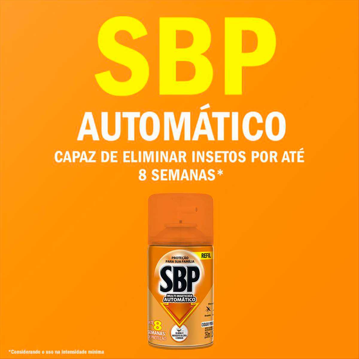 Encontraproduto.com.br - SBP Multi Inseticida Automático Refil 250ml - Duração até 8 semanas