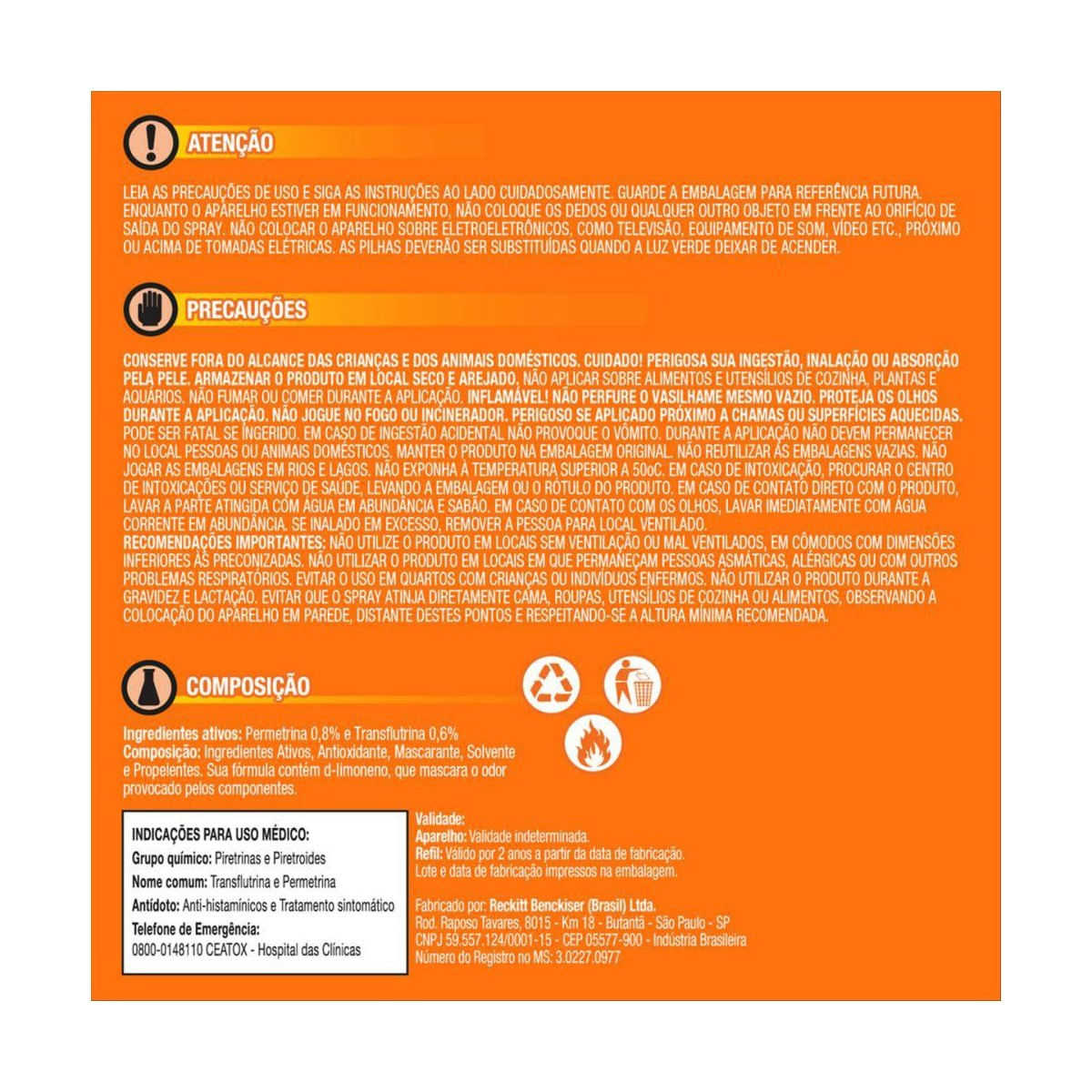 Encontraproduto.com.br - SBP Multi Inseticida Automático Aparelho + Refil 250ml - Duração até 8 semanas
