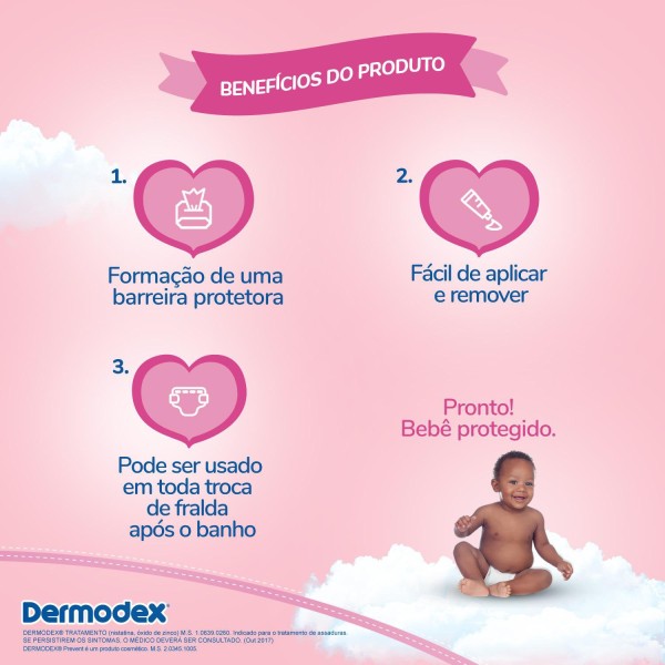 Encontraproduto.com.br - Dermodex Prevent Creme - Bisnaga com 60g