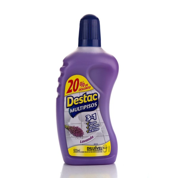 Encontraproduto.com.br - Limpador Destac Lavanda Frasco com 500ml