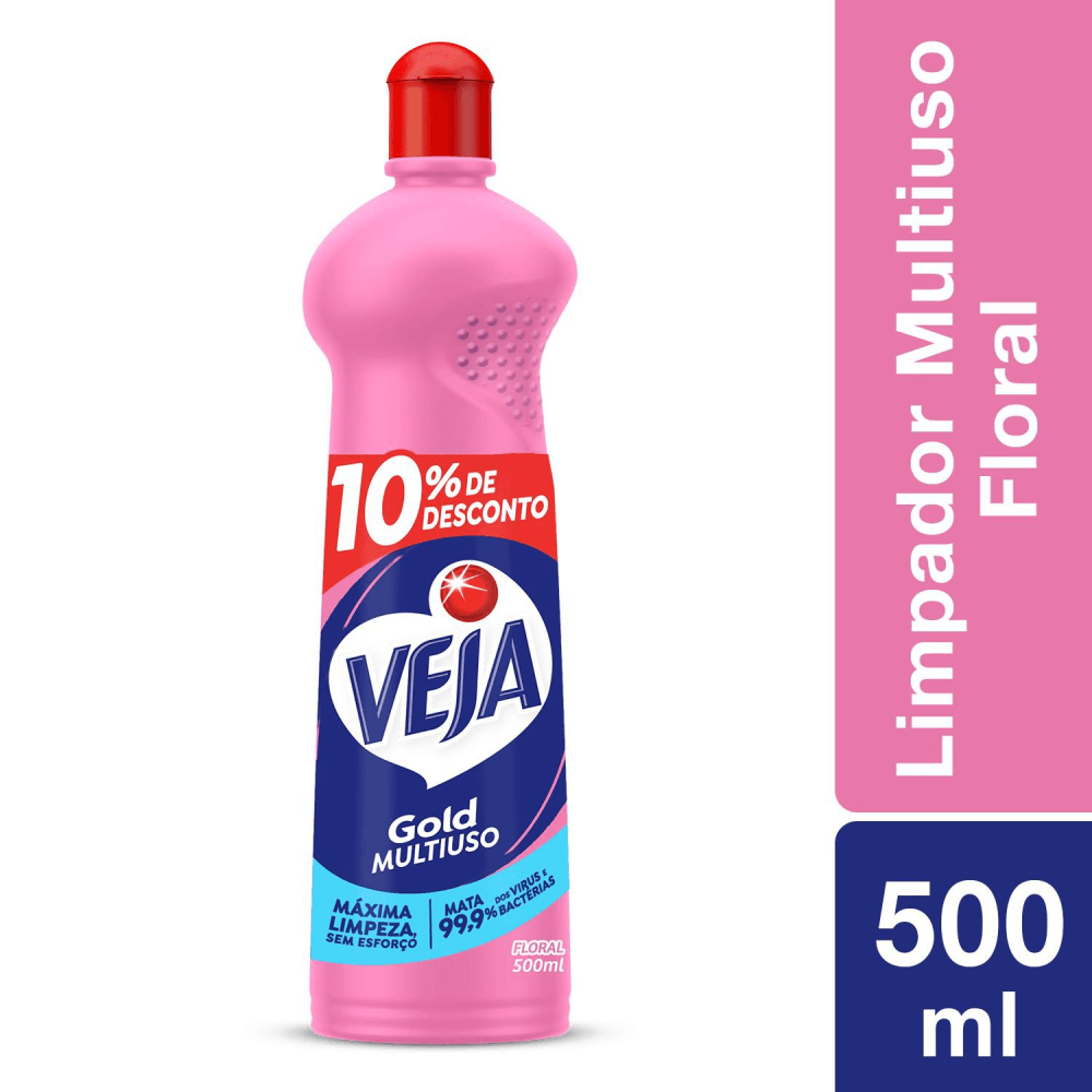 Encontraproduto.com.br - Limpador Multiuso Veja Gold Floral 500ml
