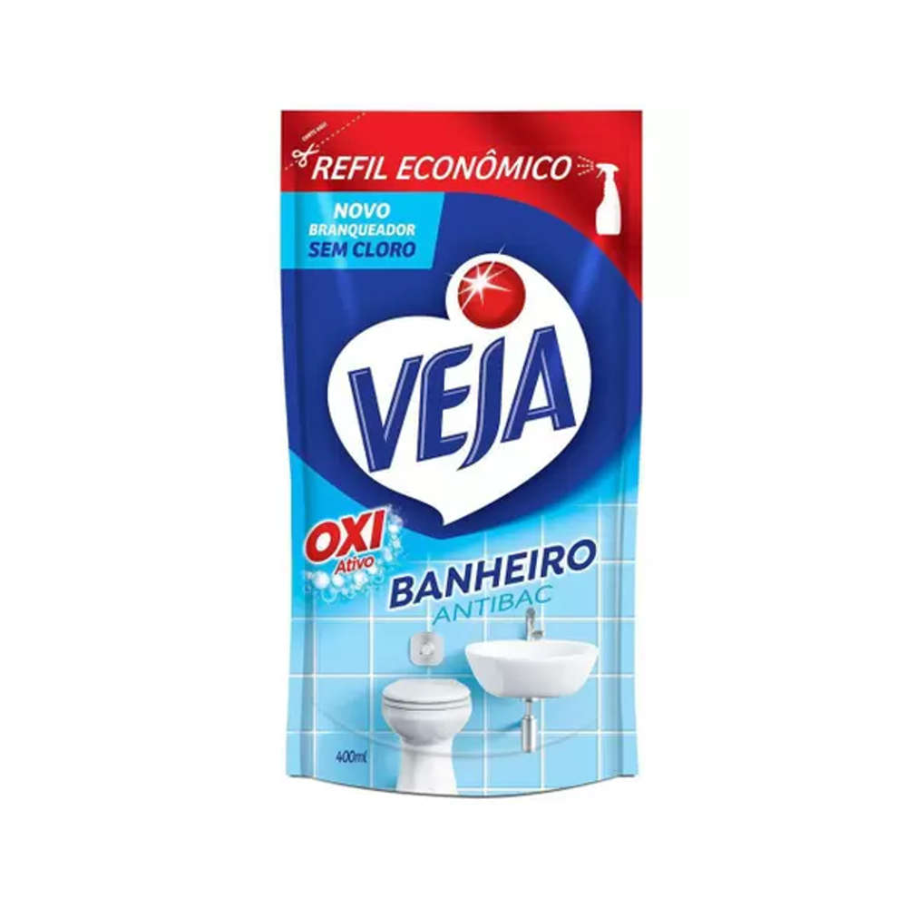 Encontraproduto.com.br - Veja Limpador para Banheiro Refil Econômico 400ml