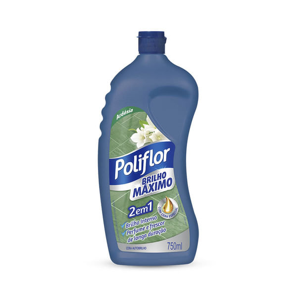 Encontraproduto.com.br - Cera Poliflor Brilho Maximo Ardosia 750ML