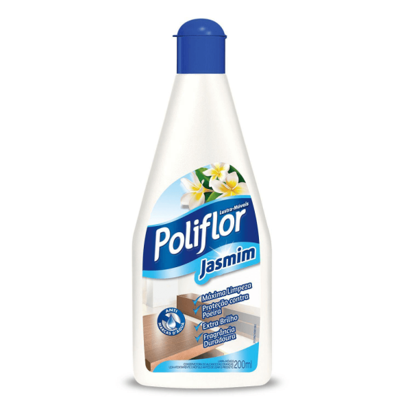 Encontraproduto.com.br - Lustra Móveis Poliflor Jasmim Frasco com 200ml