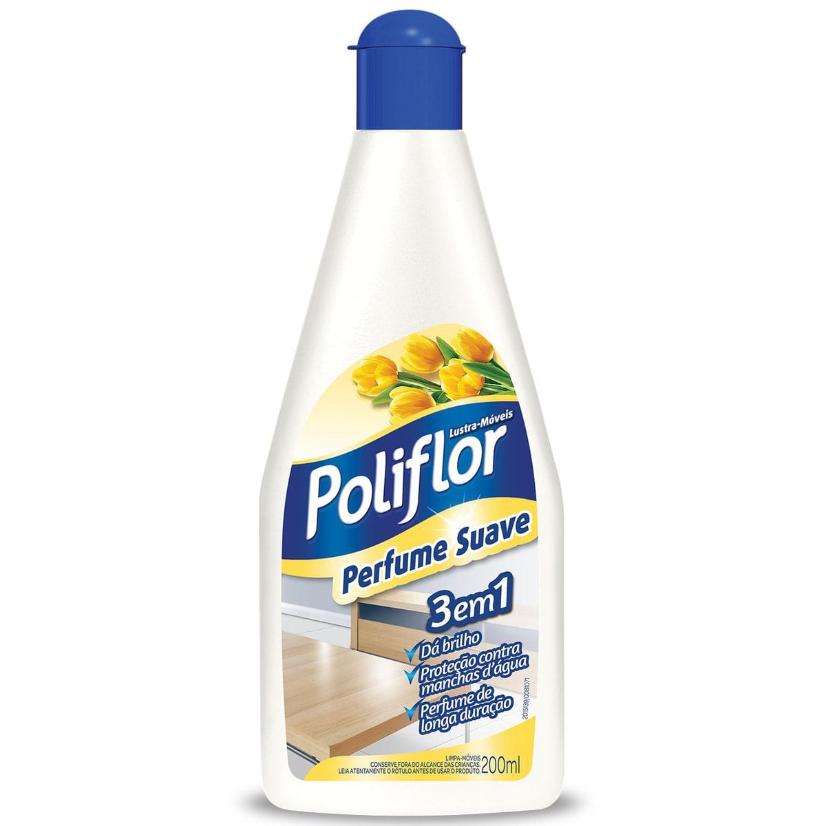 Encontraproduto.com.br - Lustra Móveis Poliflor Perfume Suave 200ml