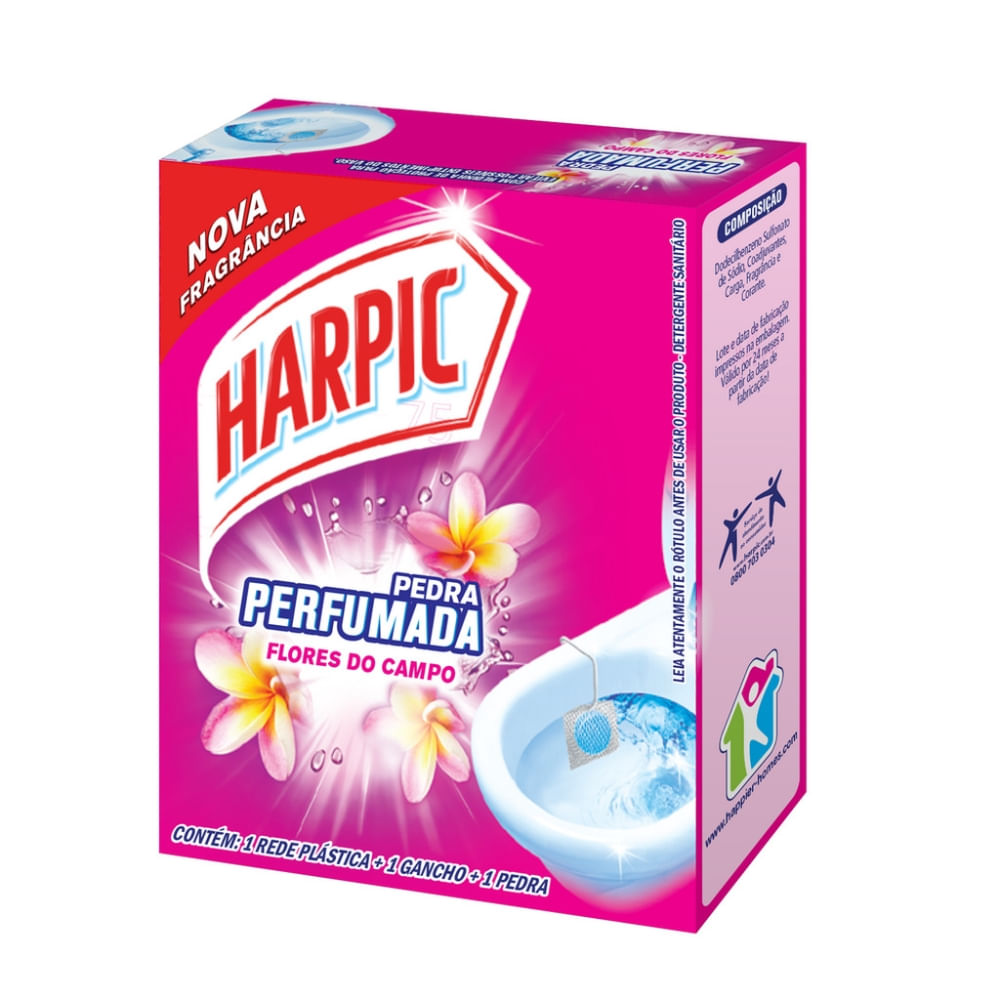Encontraproduto.com.br - Harpic Pedra Perfumada Flores da Primavera 1un