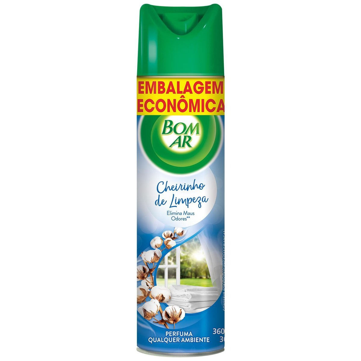 Purificador Bom Ar Aerossol Cheirinho de Limpeza 360ml