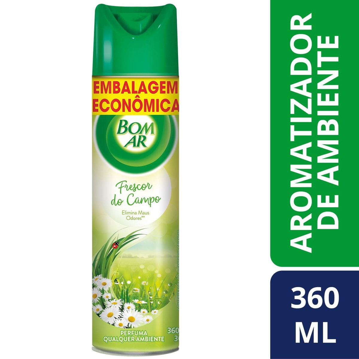 Encontraproduto.com.br - Desodorizante Aerossol Bom Ar Limão Siciliano Frasco com 360ml