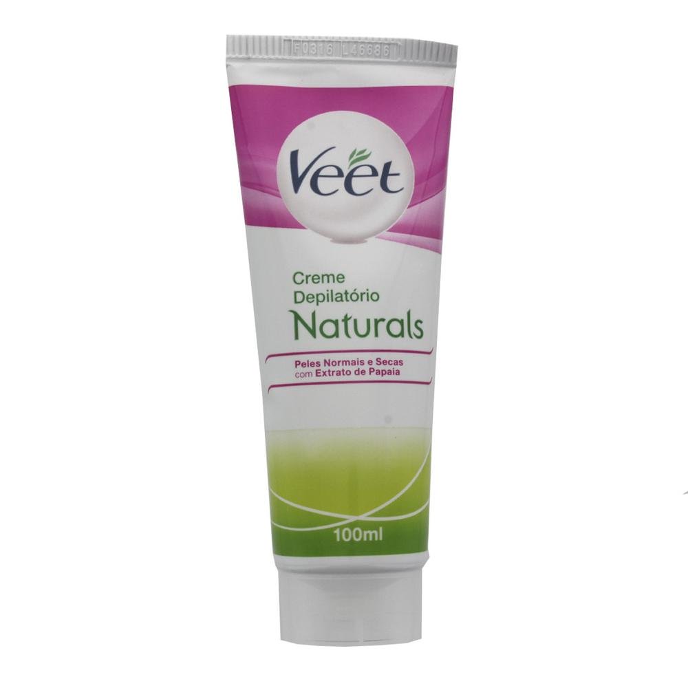 Encontraproduto.com.br - Creme Veet Pele Norm Naturals Papaia 100Ml - Veet