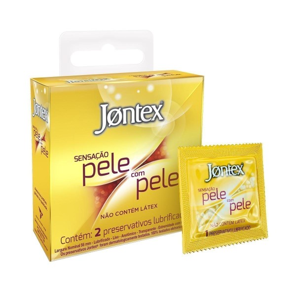 Encontraproduto.com.br - Preservativo Jontex Sensação Pele com Pele 2 Unidades