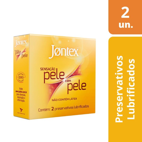 Encontraproduto.com.br - Preservativo Jontex Sensação Pele com Pele 2 Unidades