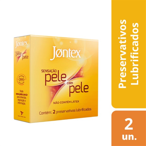 Encontraproduto.com.br - Preservativo Jontex Sensação Pele com Pele 2 Unidades