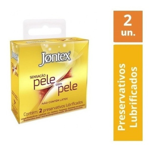 Encontraproduto.com.br - Preservativo Jontex Sensação Pele com Pele 2 Unidades