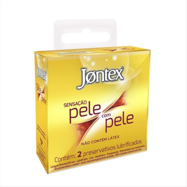 Encontraproduto.com.br - Preservativo Jontex Sensação Pele com Pele 2 Unidades